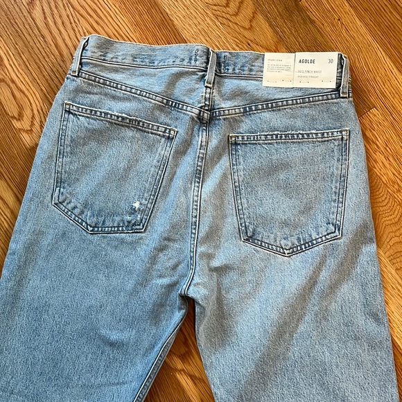 NWT AGolde 90’s Pinch High Rise Straight Size 30 - Picture 14 of 17